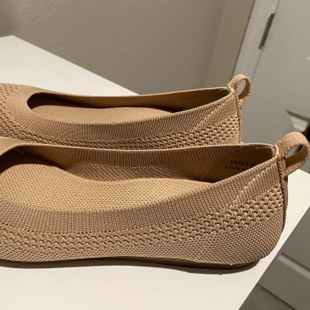 NWOT-Frank Mully Women’s Knit Ballet Flat Removable Insole Size 6.5